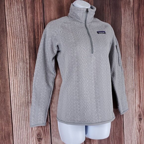 Patagonia Better Sweater Womens size XXS gray 1/4 zip fleece sweater 25618 - Picture 3 of 13